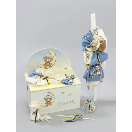 ΠΑΚΕΤΟ ΒΑΠΤΙΣΗΣ ΓΙΑ ΑΓΟΡΑΚΙ ΑΡΚΟΥΔΑΚΙ ΜΕ ΡΟΥΧΟ Guy Laroche ΠΚ-157