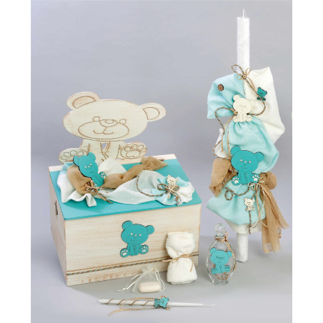 ΠΑΚΕΤΟ ΒΑΠΤΙΣΗΣ ΓΙΑ ΑΓΟΡΑΚΙ ΑΡΚΟΥΔΑΚΙ ΜΕ ΡΟΥΧΟ Guy Laroche ΠΚ-236