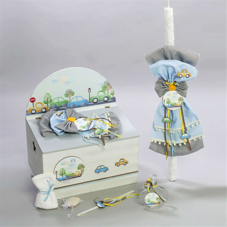 ΠΑΚΕΤΟ ΒΑΠΤΙΣΗΣ ΓΙΑ ΑΓΟΡΑΚΙ ΑΜΑΞΑΚΙΑ ΜΕ ΡΟΥΧΟ Carousel ΠΚ-408