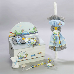 ΠΑΚΕΤΟ ΒΑΠΤΙΣΗΣ ΓΙΑ ΑΓΟΡΑΚΙ ΑΜΑΞΑΚΙΑ ΜΕ ΡΟΥΧΟ Carousel ΠΚ-408