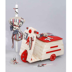 ΠΑΚΕΤΟ ΒΑΠΤΙΣΗΣ ΓΙΑ ΑΓΟΡΑΚΙ ΜΗΧΑΝΗ ΠΙΝΟΚΙΟ ΜΕ ΡΟΥΧΟ MAKIS TSELIOS ΠΚ-132