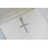 Λευκόχρυσος αντρικός σταυρός 14 Καρατίων
