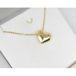 Κολιέ χρυσό 14 καρατίων καρδιά