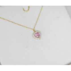 Κολιέ χρυσό 9 καρατίων καρδιά