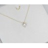 Κολιέ λευκόχρυσο 14 καρατίων