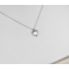 Κολιέ λευκόχρυσο 14 καρατίων