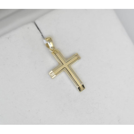 Χρυσός αντρικός σταυρός 14 Καρατίων