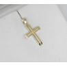 Χρυσός αντρικός σταυρός 14 Καρατίων