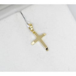 Χρυσός Ανδρικός σταυρός με αλυσίδα 14 Καρατίων