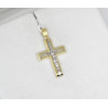 Χρυσός Ανδρικός σταυρός με αλυσίδα 14 Καρατίων