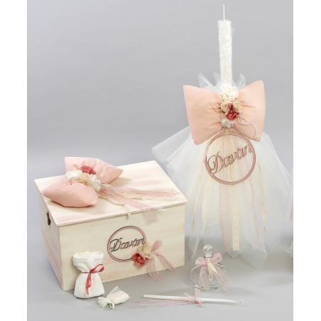 ΠΑΚΕΤΟ ΒΑΠΤΙΣΗΣ ΓΙΑ ΚΟΡΙΤΣΑΚΙ ΛΟΥΛΟΥΔΑΚΙΑ ΚΑΙ ΟΝΟΝΑ ΜΕ ΡΟΥΧΟ MAKIS TSELIOS ΠΚ-326