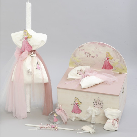 ΠΑΚΕΤΟ ΒΑΠΤΙΣΗΣ ΓΙΑ ΚΟΡΙΤΣΑΚΙ ΠΡΙΓΚΙΠΙΣΣΑ ΜΕ ΡΟΥΧΟ MAKIS TSELIOS ΠΚ-385