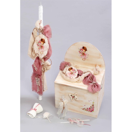 ΠΑΚΕΤΟ ΒΑΠΤΙΣΗΣ ΓΙΑ ΚΟΡΙΤΣΑΚΙ ΣΑΡΑ ΚΕΙ ΜΕ ΡΟΥΧΟ MAKIS TSELIOS ΠΚ-141