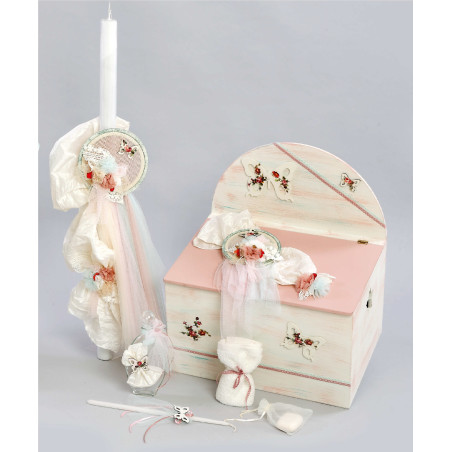 ΠΑΚΕΤΟ ΒΑΠΤΙΣΗΣ ΓΙΑ ΚΟΡΙΤΣΑΚΙ ΠΕΤΑΛΟΥΔΑ ΜΕ ΡΟΥΧΟ MAKIS TSELIOS ΠΚ-222