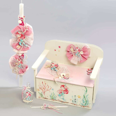 ΠΑΚΕΤΟ ΒΑΠΤΙΣΗΣ ΓΙΑ ΚΟΡΙΤΣΑΚΙ ΓΟΡΓΟΝΑ ΜΕ ΡΟΥΧΟ MAKIS TSELIOS ΠΚ-318