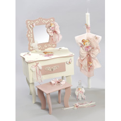 ΠΑΚΕΤΟ ΒΑΠΤΙΣΗΣ ΓΙΑ ΚΟΡΙΤΣΑΚΙ ΜΠΑΛΑΡΙΝΑ ΜΕ ΡΟΥΧΟ MAKIS TSELIOS ΠΚ-320