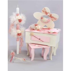 ΠΑΚΕΤΟ ΒΑΠΤΙΣΗΣ ΓΙΑ ΚΟΡΙΤΣΑΚΙ ΛΟΥΛΟΥΔΙΑ ΜΕ ΡΟΥΧΟ MAKIS TSELIOS ΠΚ-313