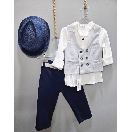 Le petit pre Βαπτιστικό Ρούχο για Αγόρι