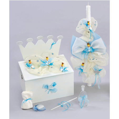 ΠΑΚΕΤΟ ΒΑΠΤΙΣΗΣ ΓΙΑ ΑΓΟΡΑΚΙ ΠΡΙΓΚΙΠΑΣ ΜΕ ΡΟΥΧΟ MAKIS TSELIOS ΠΚ-135