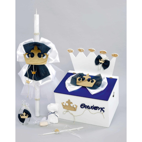 ΠΑΚΕΤΟ ΒΑΠΤΙΣΗΣ ΓΙΑ ΑΓΟΡΑΚΙ ΠΡΙΓΚΙΠΑ ΜΕ ΡΟΥΧΟ MAKIS TSELIOS ΠΚ-117