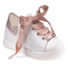 Βαπτιστικό Παπούτσι Gorgino Για Κοριτσάκι σε χρώματα ΛΕΥΚΟ