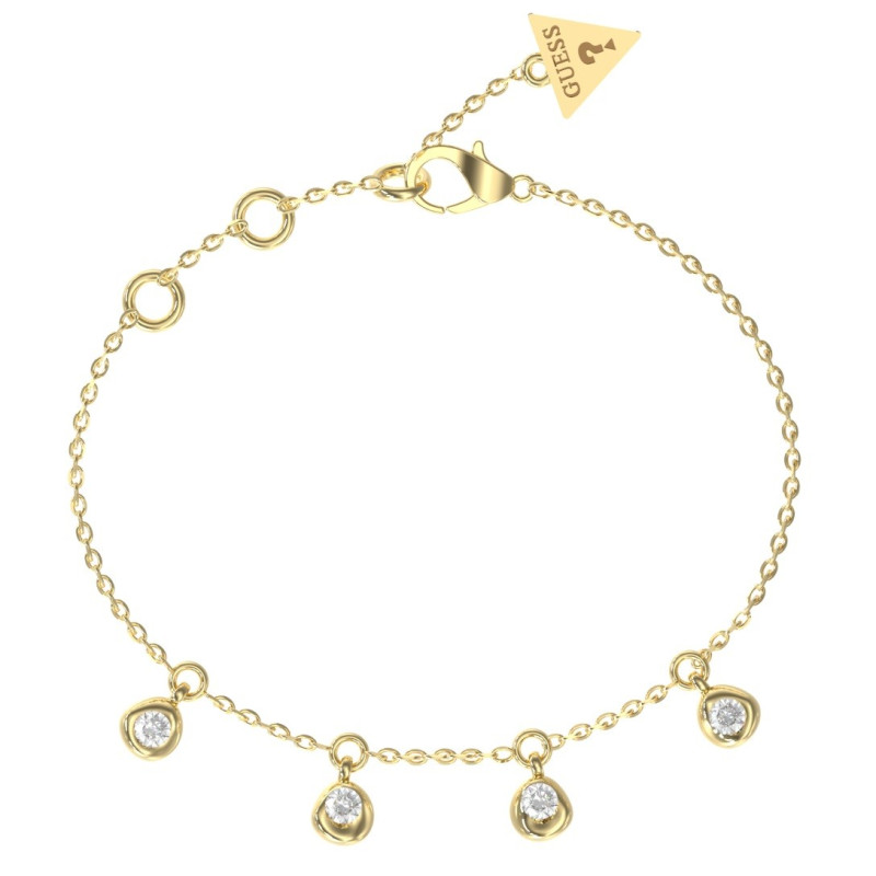 GUESS-STEEL-PANAREA-JUBB05186JWYGL-Βραχιόλι-Χρυσό-Με-Κρεμαστά-Βότσαλα-Με-Πέτρες