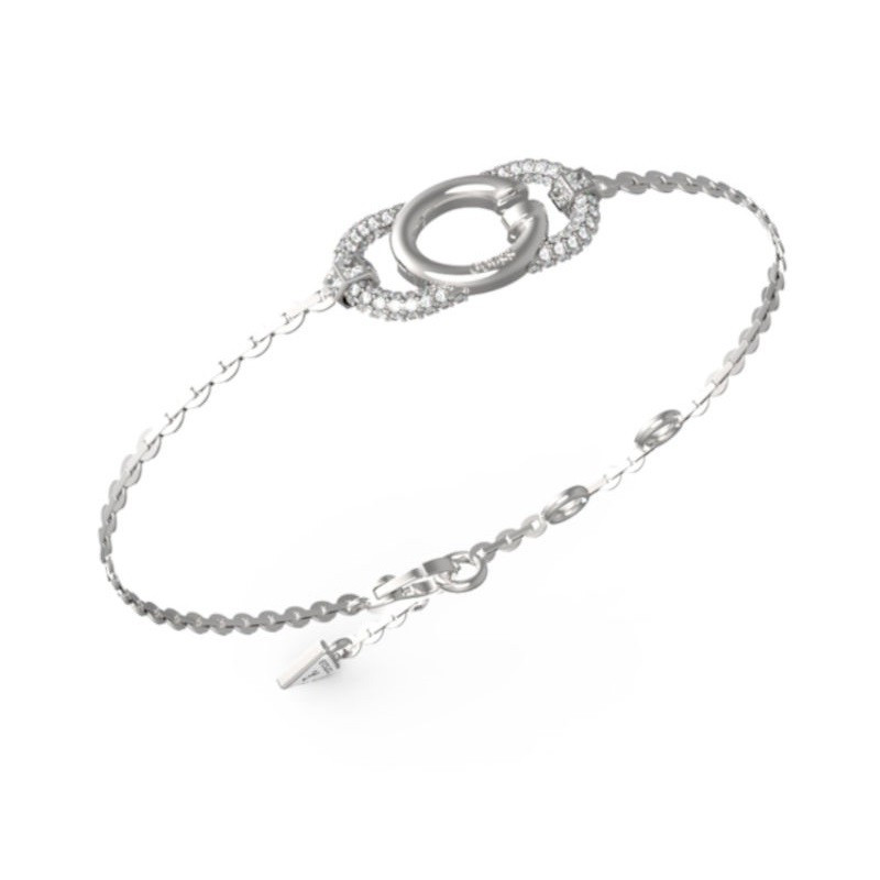 GUESS-STEEL-OH-MY-G-JUBB04510JWRHL-Χειροπέδα-Ασημένια-Με-Λογότυπο-Με-Πέτρες-1