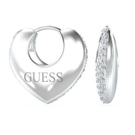 GUESS-STEEL-CRAZY-IN-LOVE-JUBE05207JWYGT-U-Σκουλαρίκια-Ασημένιες-Καρδιές-Με-Πέτρες-Και-Λογότυπο