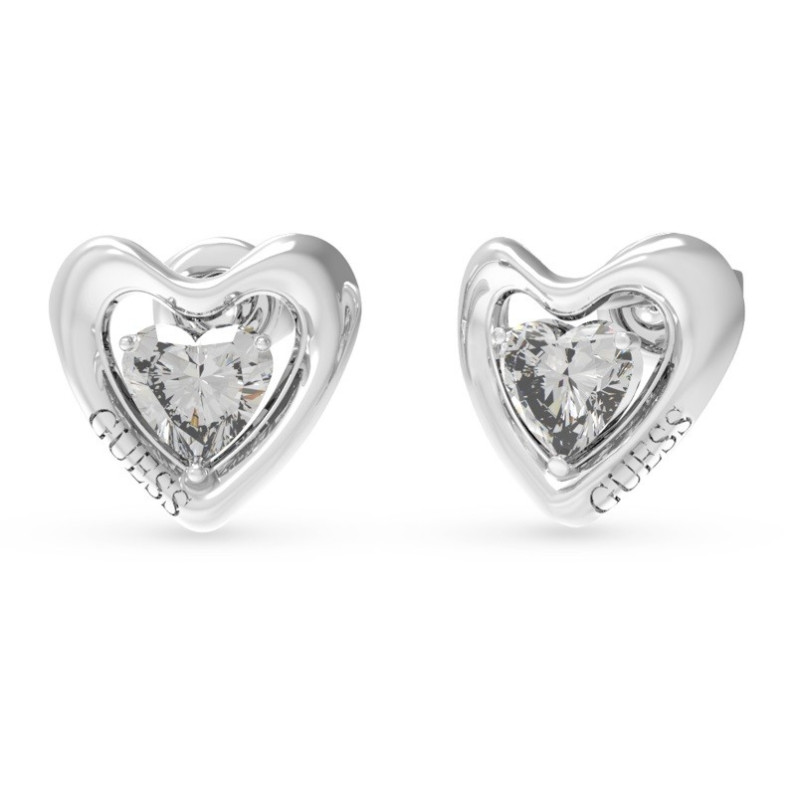 GUESS-STEEL-BELOVED-JUBE05024JWRHT-U-Σκουλαρίκια-Ασημένιες-Καρδιές-Με-Πέτρα