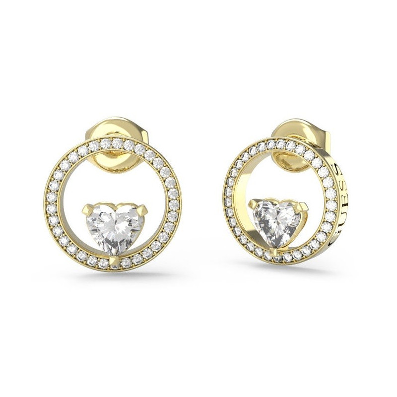 GUESS-STEEL-MAMA-NON-MAMA-JUBE04666JWYGT-U-Σκουλαρίκια-Χρυσά-Με-Καρδιά-Με-Πέτρες-1