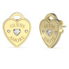 GUESS-STEEL-GUESS-AMORE-JUBE05058JWYGT-U-Σκουλαρίκια-Χρυσές-Καρδιές-Με-Λογότυπο