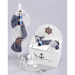 ΟΛΟΚΛΗΡΩΜΕΝΟ ΠΑΚΕΤΟ ΒΑΠΤΙΣΗΣ ΓΙΑ ΑΓΟΡΑΚΙ ΜΕ ΣΤΑΥΡΟ ΛΕΥΚΟΧΡΥΣΟ 14 ΚΑΡΑΤΙΩΝ ΠΑΚ-3