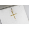 Χρυσός Ανδρικός σταυρός με αλυσίδα 14 Καρατίων