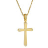 Χρυσός γυναικείος σταυρός με αλυσίδα 14 Καρατίων