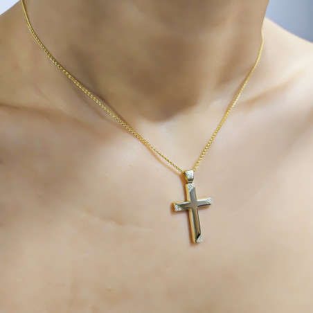 Χρυσός γυναικείος σταυρός 14 Καρατίων