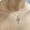 Χρυσός γυναικείος σταυρός 14 Καρατίων