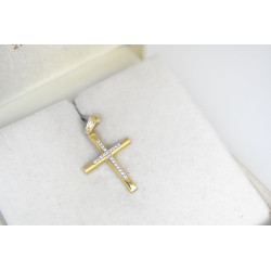 Χρυσός γυναικείος σταυρός 14 Καρατίων