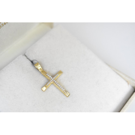 Χρυσός γυναικείος σταυρός 14 Καρατίων