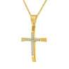 Χρυσός γυναικείος σταυρός 14 Καρατίων