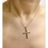 Χρυσός γυναικείος σταυρός 14 Καρατίων