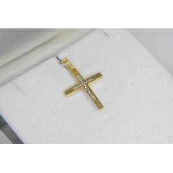 Χρυσός γυναικείος σταυρός 14 Καρατίων