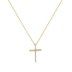 Κολιέ Χρυσό 9 καρατίων σταυρουδάκι