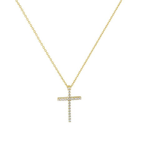 Κολιέ Χρυσό 9 καρατίων σταυρουδάκι