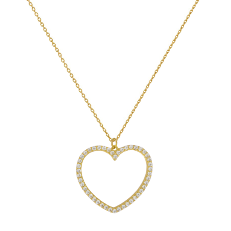 Κολιέ Χρυσό 9 καρατίων καρδούλα