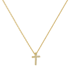 Κολιέ Χρυσό 9 καρατίων σταυρουδάκι
