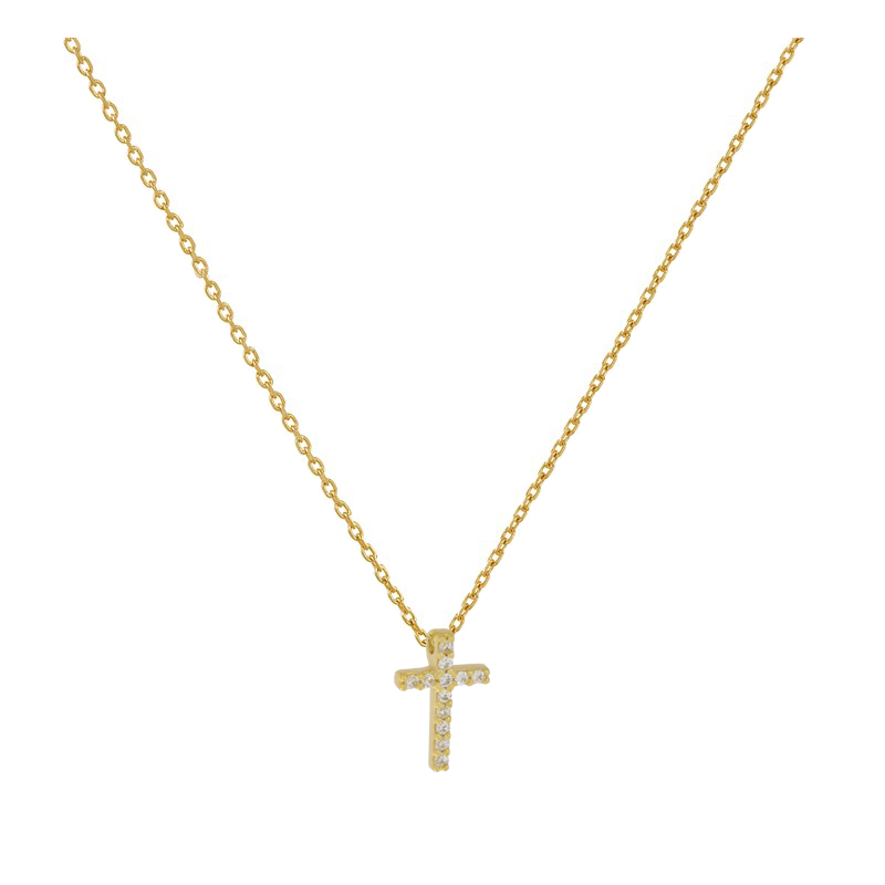 Κολιέ Χρυσό 9 καρατίων σταυρουδάκι