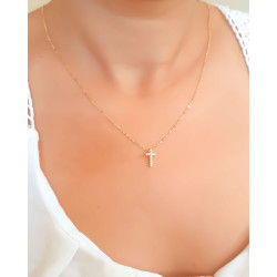 Κολιέ Ροζ Χρυσό 9 καρατίων