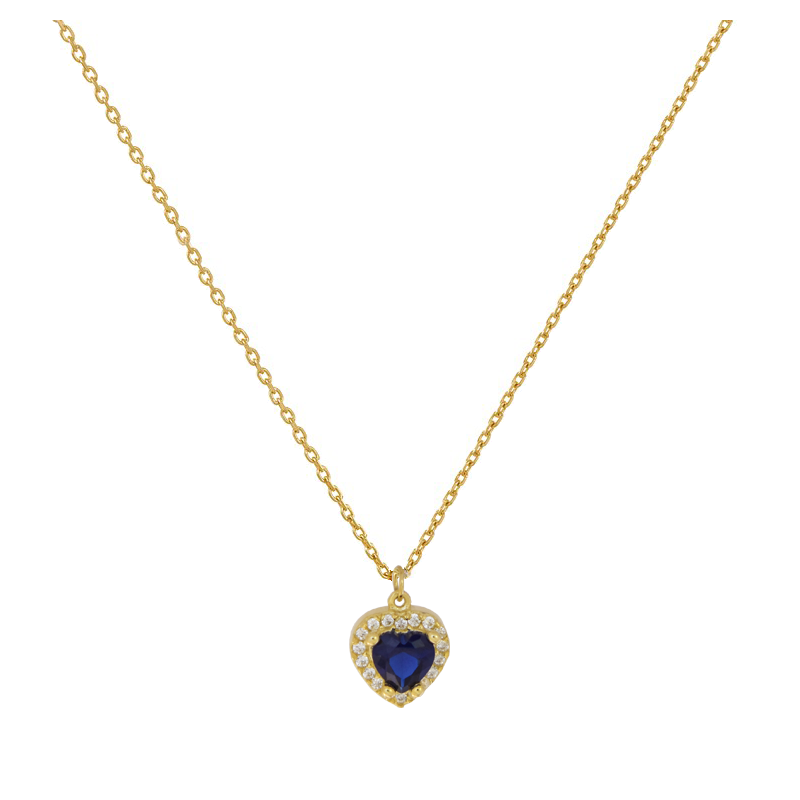 Κολιέ χρυσό 9 καρατίων καρδιά