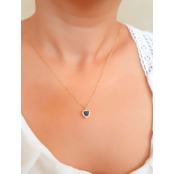 Κολιέ χρυσό 9 καρατίων καρδιά