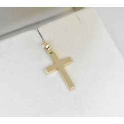 Χρυσός αντρικός σταυρός 14 Καρατίων